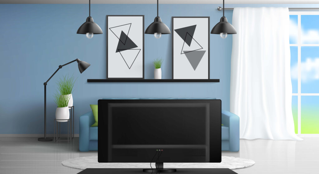 tv arkası duvar tasarımları